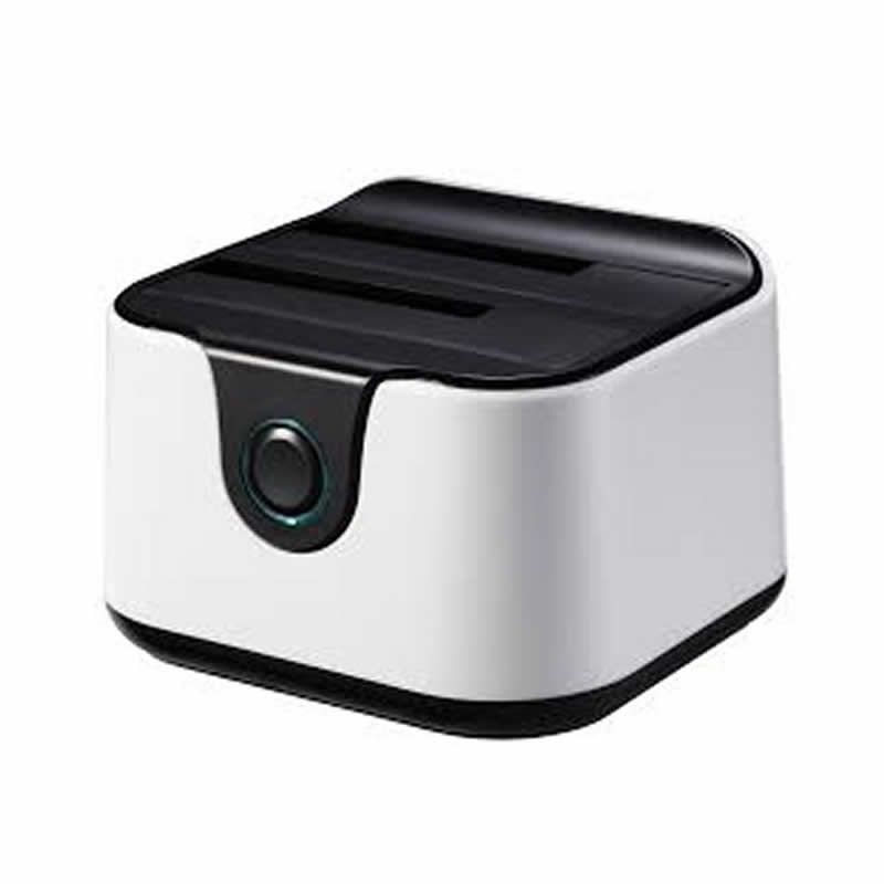 Tooq Tqds-802bw Docking Station Doble Bahia Hdd Nb